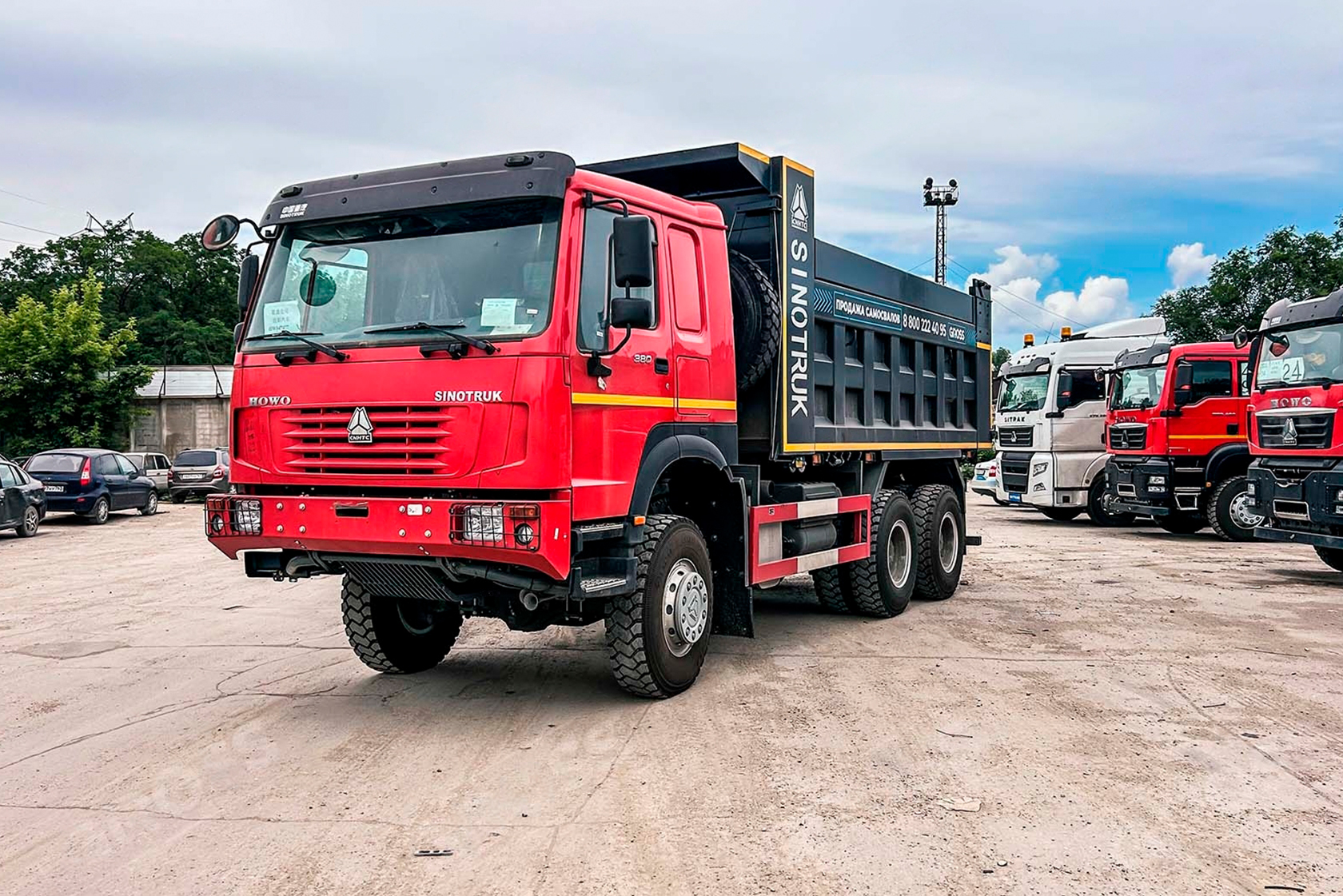 Самосвал HOWO HW76 6X6 (16-18,6 КУБ.М.) — Продажа спецтехники от компании  